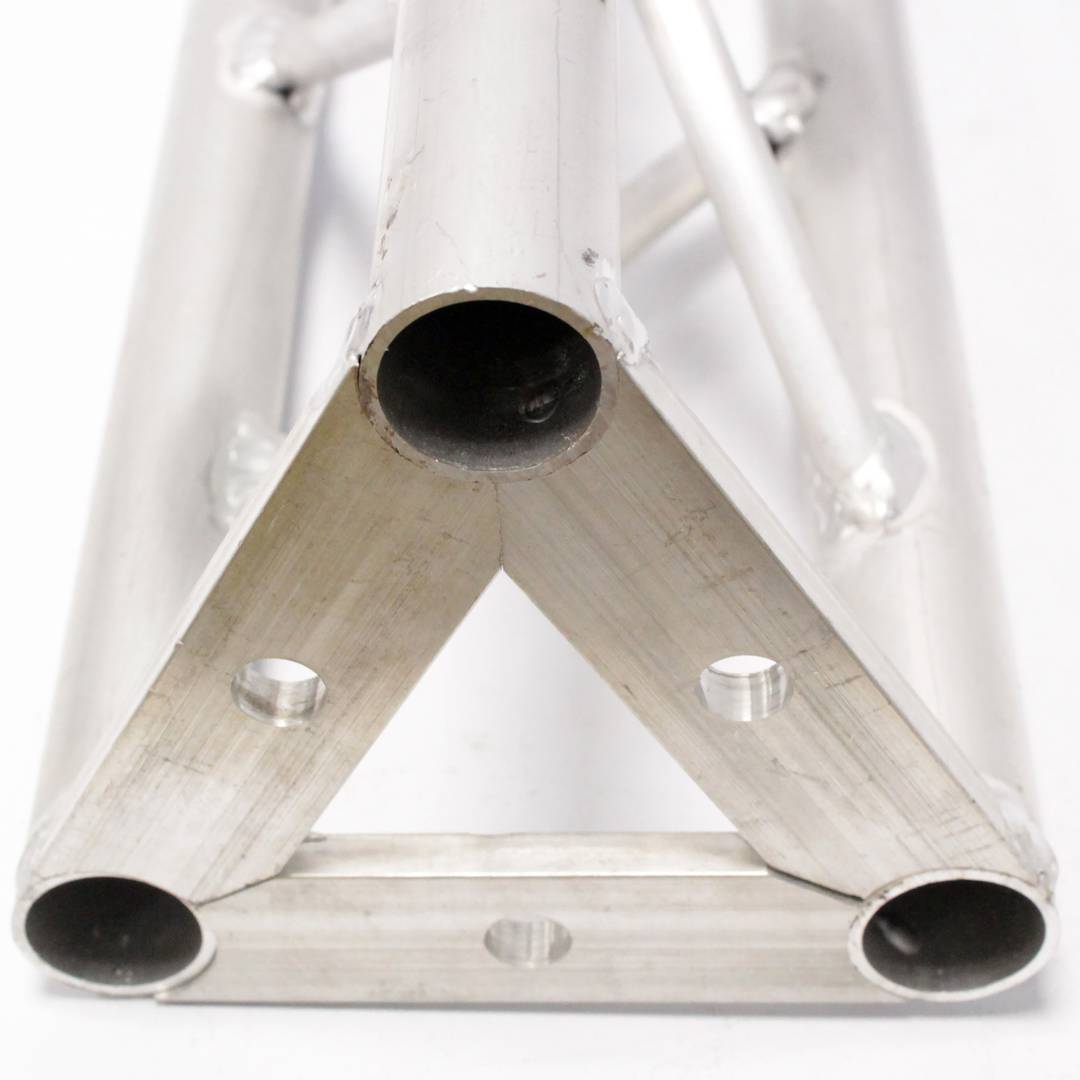 Truss triangular d'alumini plata 150mm angle 120-graus