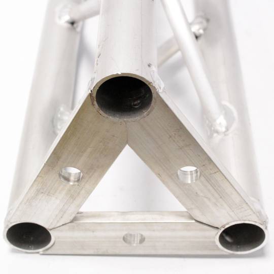 Truss triangular d'alumini plata 150mm angle 120-graus
