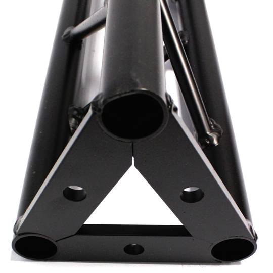 Triangular truss 150mm black aluminum 135-degree angle