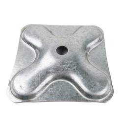 Akcesoria do czopa kratownicy 50x3 mm kwadratowa podstawa 140x140 mm