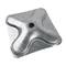 Accessory truss spigot of 50x3 mm square base 140x140mm