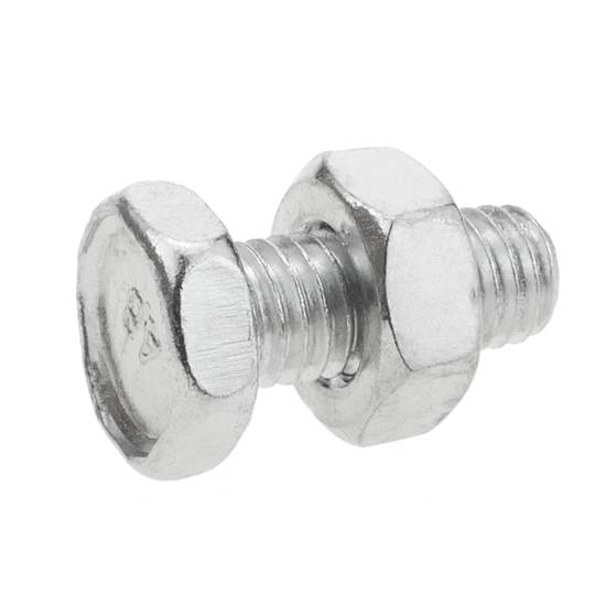 Steel screw and nut package M8 50 units