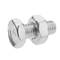 Steel screw and nut package M8 50 units
