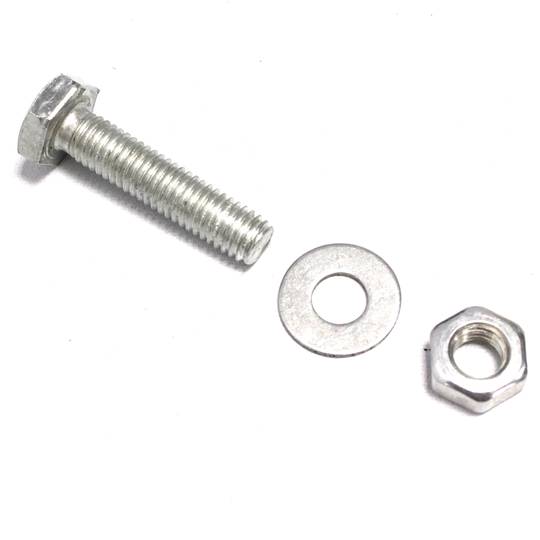 Schraubenmutter und Unterlegscheibe  40mm M10 Silber