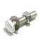 Schraubenmutter und Unterlegscheibe  40mm M10 Silber