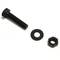 Schroefmoer en ring zwart M10 40mm