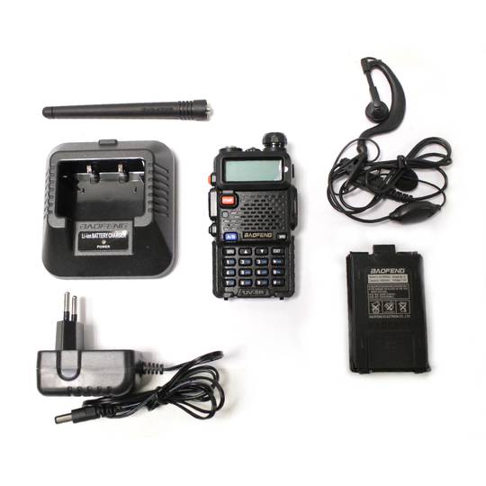 Baofeng UV-5R VHF UHF FM radiowy nadajnik-odbiornik