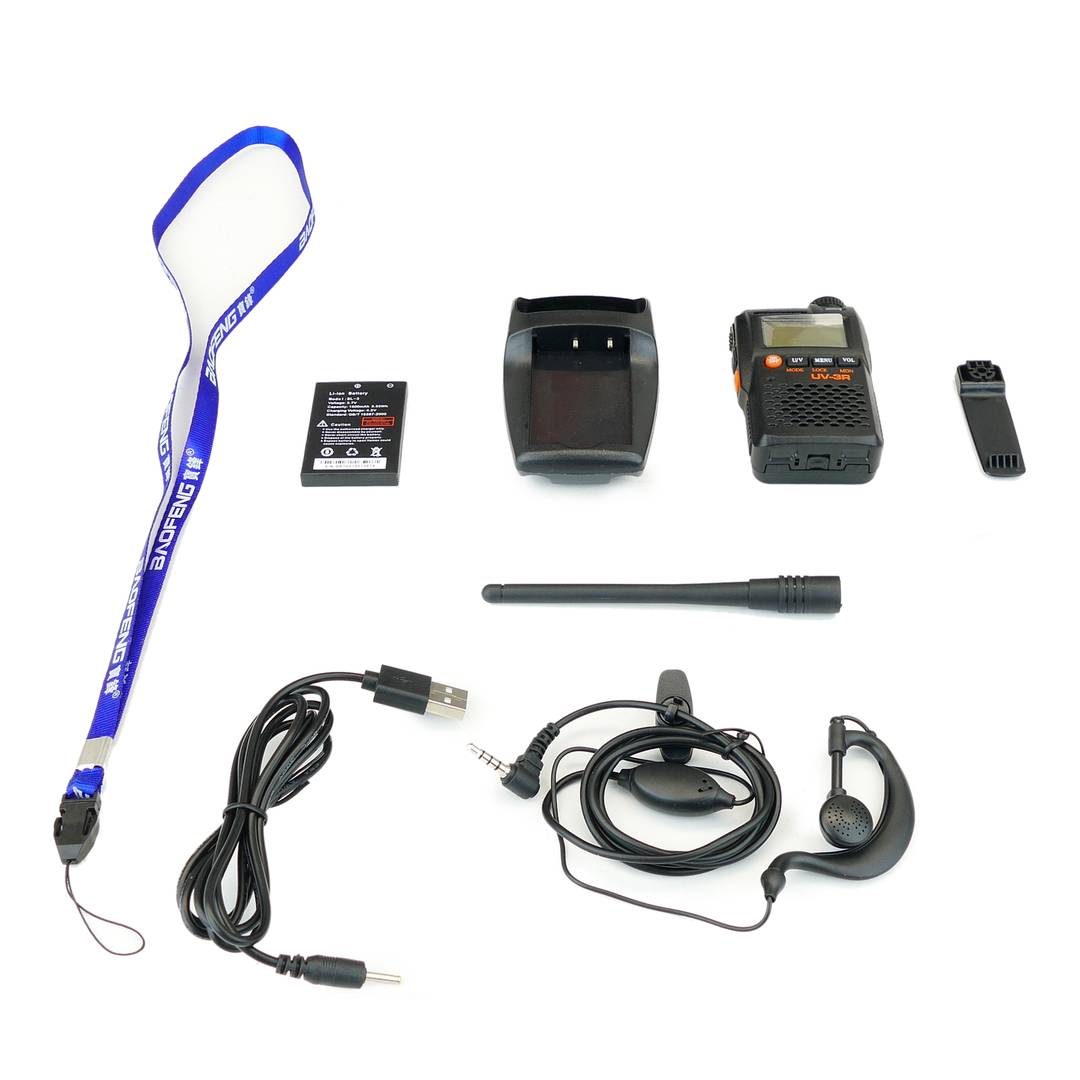 Baofeng UV-3R VHF UHF FM émetteur-récepteur radio