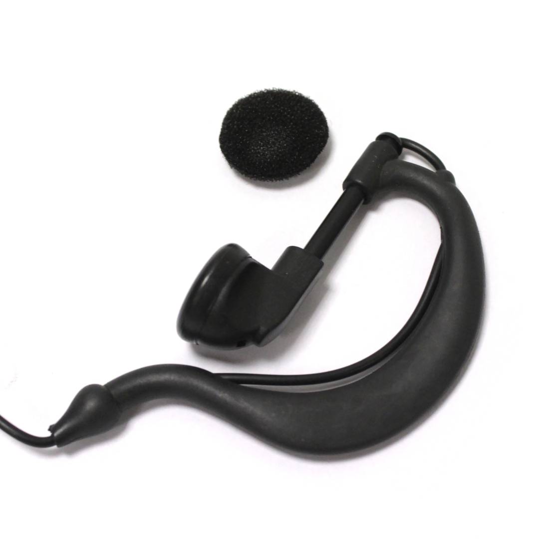 Headset with microphone for 2 connectors radio transceiver