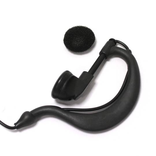 Headset with microphone for 2 connectors radio transceiver