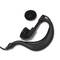 Headset with microphone for 2 connectors radio transceiver
