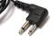 Headset with microphone for 2 connectors radio transceiver