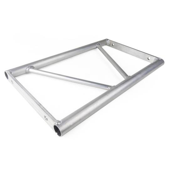 Silberne Aluminium-Flachfachwerkstruktur mit parallelem Rohr von 300 mm geradem Schnitt 50 cm