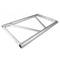 Silberne Aluminium-Flachfachwerkstruktur mit parallelem Rohr von 300 mm geradem Schnitt 50 cm