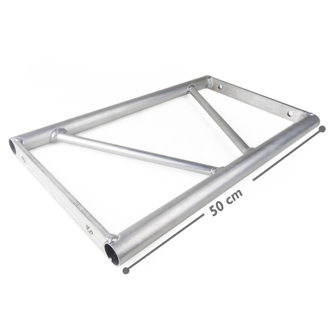 Silberne Aluminium-Flachfachwerkstruktur mit parallelem Rohr von 300 mm geradem Schnitt 50 cm