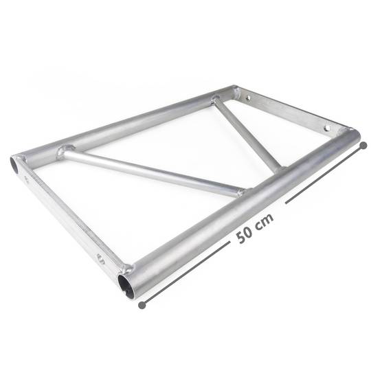 Silberne Aluminium-Flachfachwerkstruktur mit parallelem Rohr von 300 mm geradem Schnitt 50 cm
