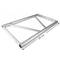 Silberne Aluminium-Flachfachwerkstruktur mit parallelem Rohr von 300 mm geradem Schnitt 50 cm