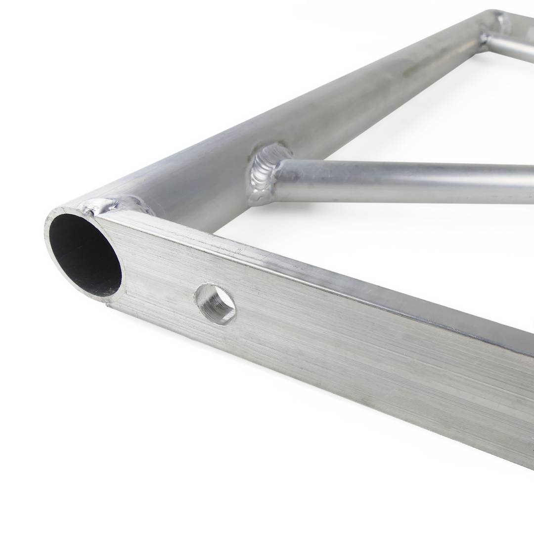 Silberne Aluminium-Flachfachwerkstruktur mit parallelem Rohr von 300 mm geradem Schnitt 50 cm