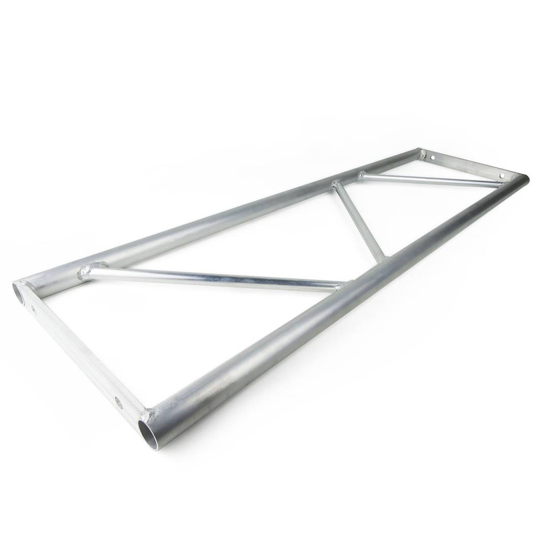 Silver aluminum flat truss structure with parallel tube 300mm straight section 100cm