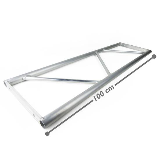 Silver aluminum flat truss structure with parallel tube 300mm straight section 100cm