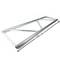 Silver aluminum flat truss structure with parallel tube 300mm straight section 100cm