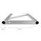 Silver aluminum flat truss structure with parallel tube 300mm straight section 100cm