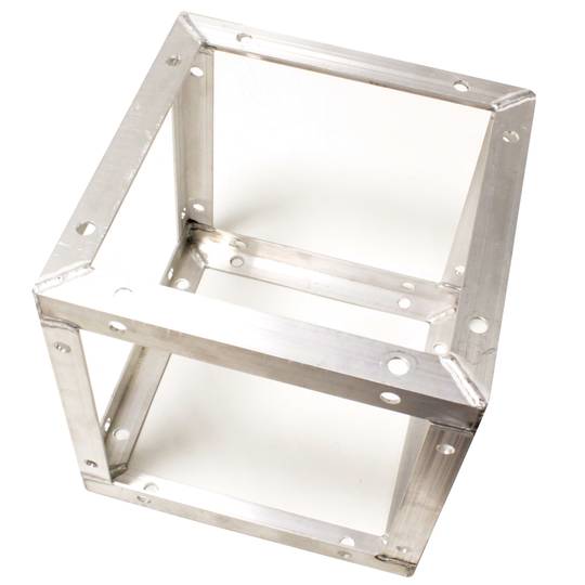 300 mm kwadratowa aluminiowa srebrna piasta z kratownicą