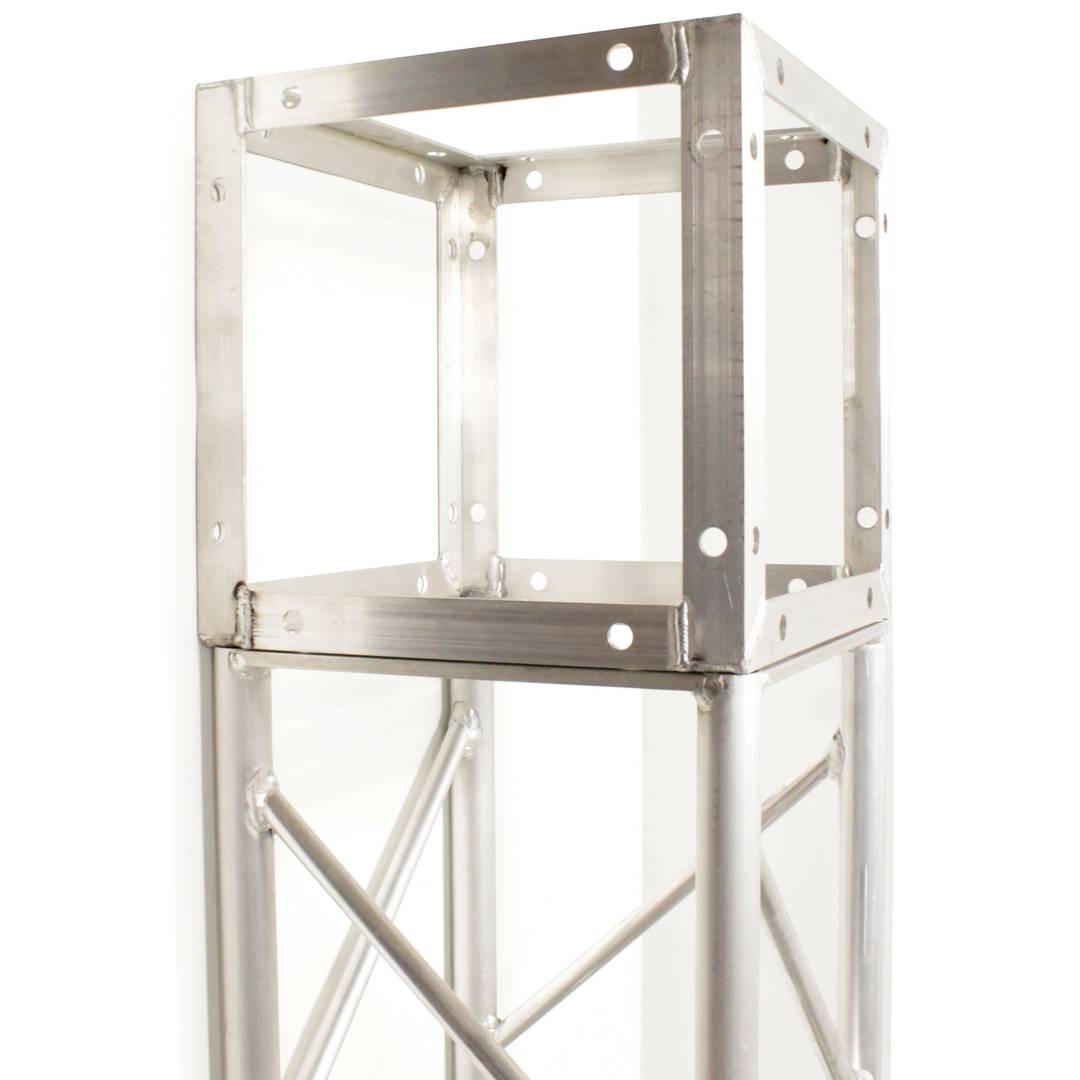 300 mm kwadratowa aluminiowa srebrna piasta z kratownicą