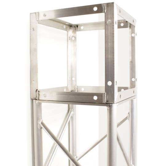 300 mm kwadratowa aluminiowa srebrna piasta z kratownicą