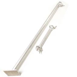 Tubo de soporte a suelo para truss de diámetro 30mm y largo 100cm