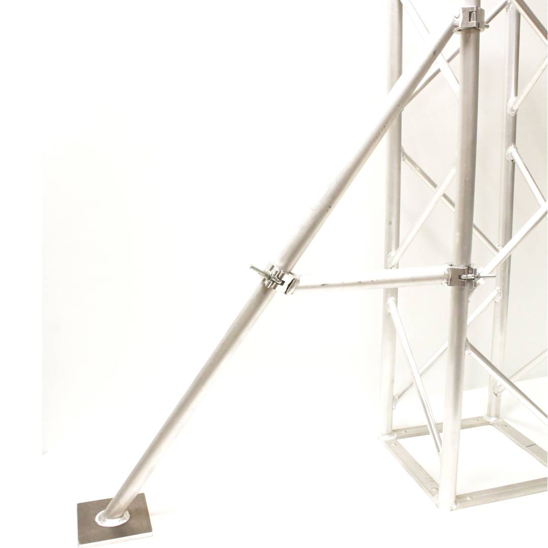 Tubo de soporte a suelo para truss de diámetro 30mm y largo 150cm