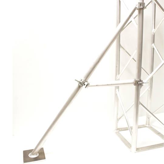 Tubo de soporte a suelo para truss de diámetro 30mm y largo 150cm