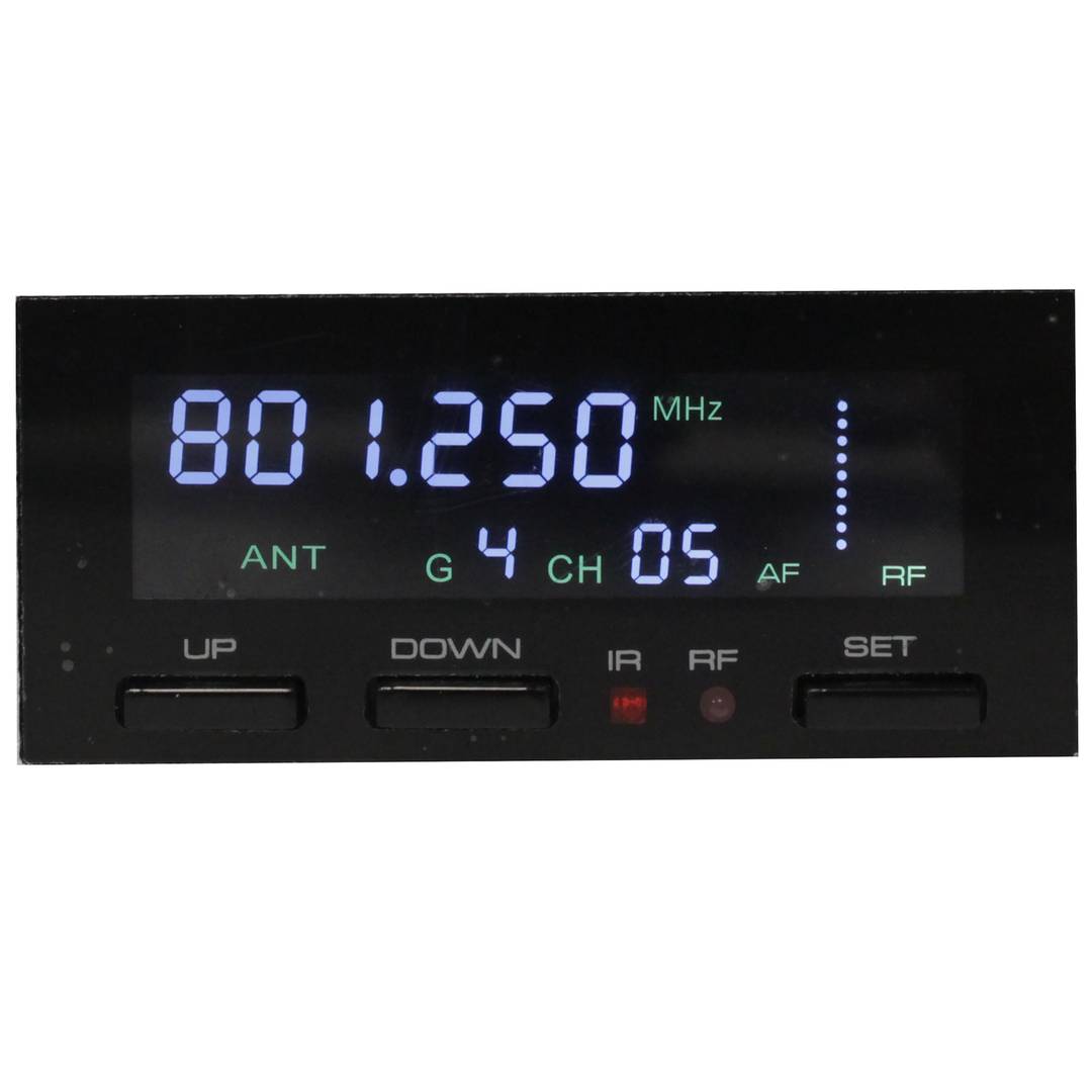 Wireless Microphones UHF 600-920MHz programmable receiver rack for groups G1 G2 G3 G4