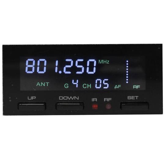 Wireless Microphones UHF 600-920MHz programmable receiver rack for groups G1 G2 G3 G4