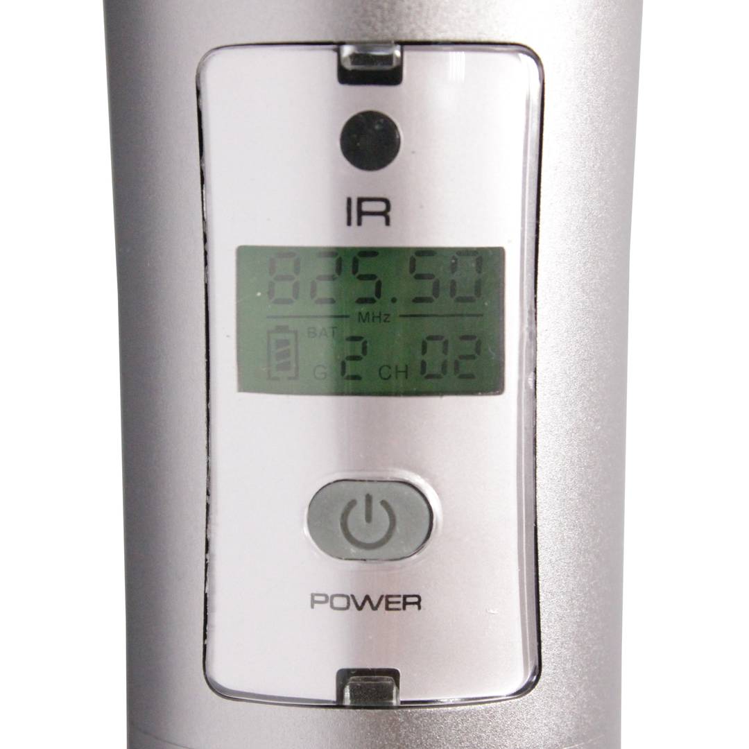 Wireless microphone UHF 825-849.75 MHz group G2