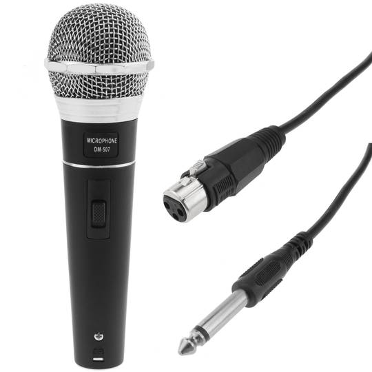 Microfone dinâmico para karaokê e conferências 80-12500 Hz