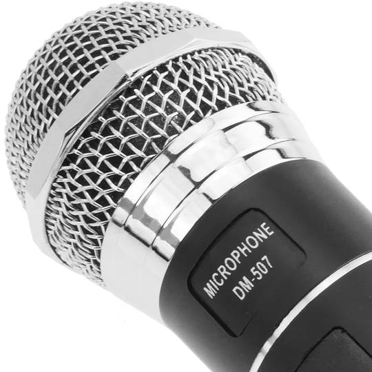 Microfone dinâmico para karaokê e conferências 80-12500 Hz