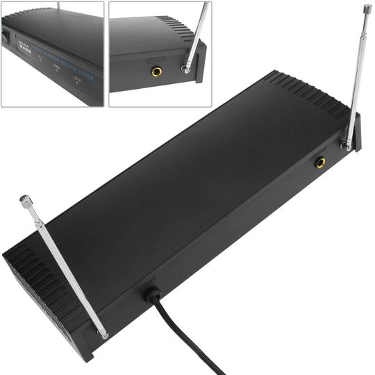 Micrófonos inalámbricos de mano 2 unidades VHF 200 - 280 MHz