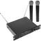 Micròfons sense fil de mà 2 unitats compatible rack 10