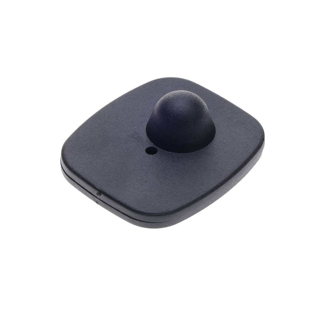Tag antifurto compatibile EAS RF 8,2 MHz 47 x 42 mm nero con pin 25 unità