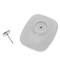 Tag antifurto compatibile EAS RF 8,2 MHz 47 x 42 mm bianco con perno
