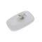 Tag antifurto compatibile EAS RF 8,2 MHz 47 x 42 mm bianco con perno