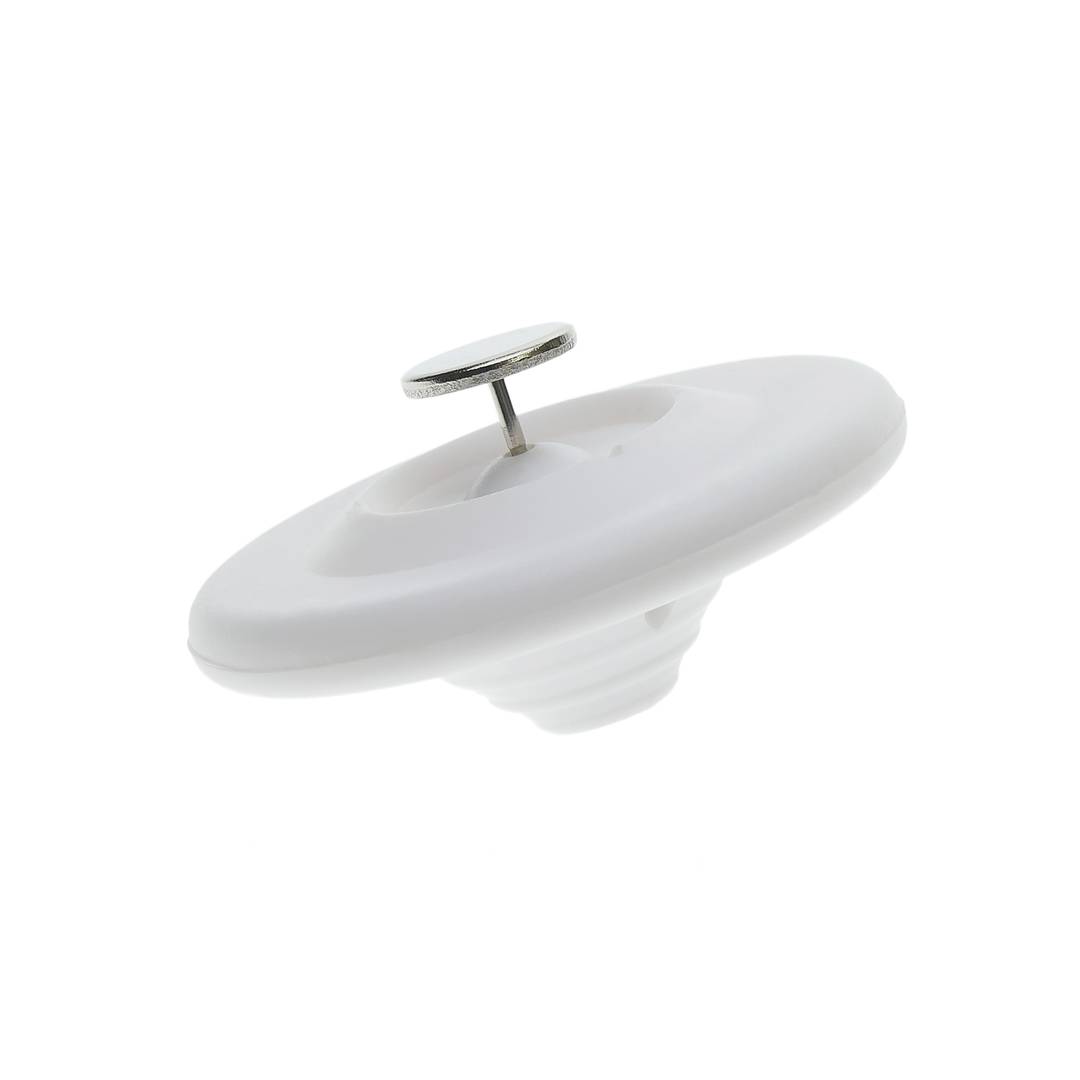 Anti-Diebstahl-Label kompatibel EAS RF 8.2MHz 48mm Weiß mit Stift 100 Stück