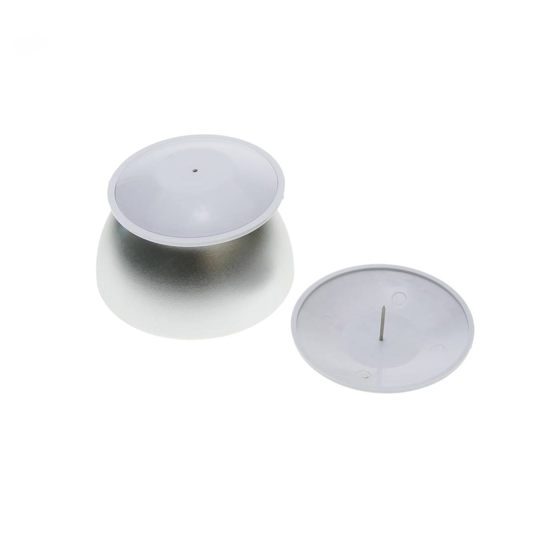 Etichetta antifurto compatibile EAS RF 8,2 MHz 63mm bianco con perno 100 unità
