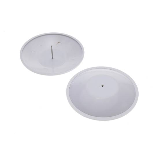 Tag antifurto compatibile EAS RF 8.2 MHz 63 mm bianco con pin 100 unità