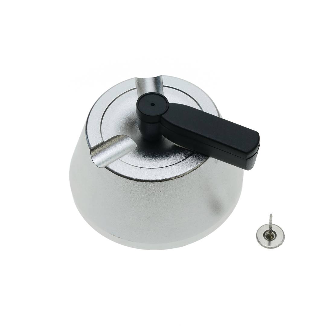 Etiqueta antifurt compatible EAS RF 8.2MHz 51x19mm negra antirobatori amb pin 100 unitats