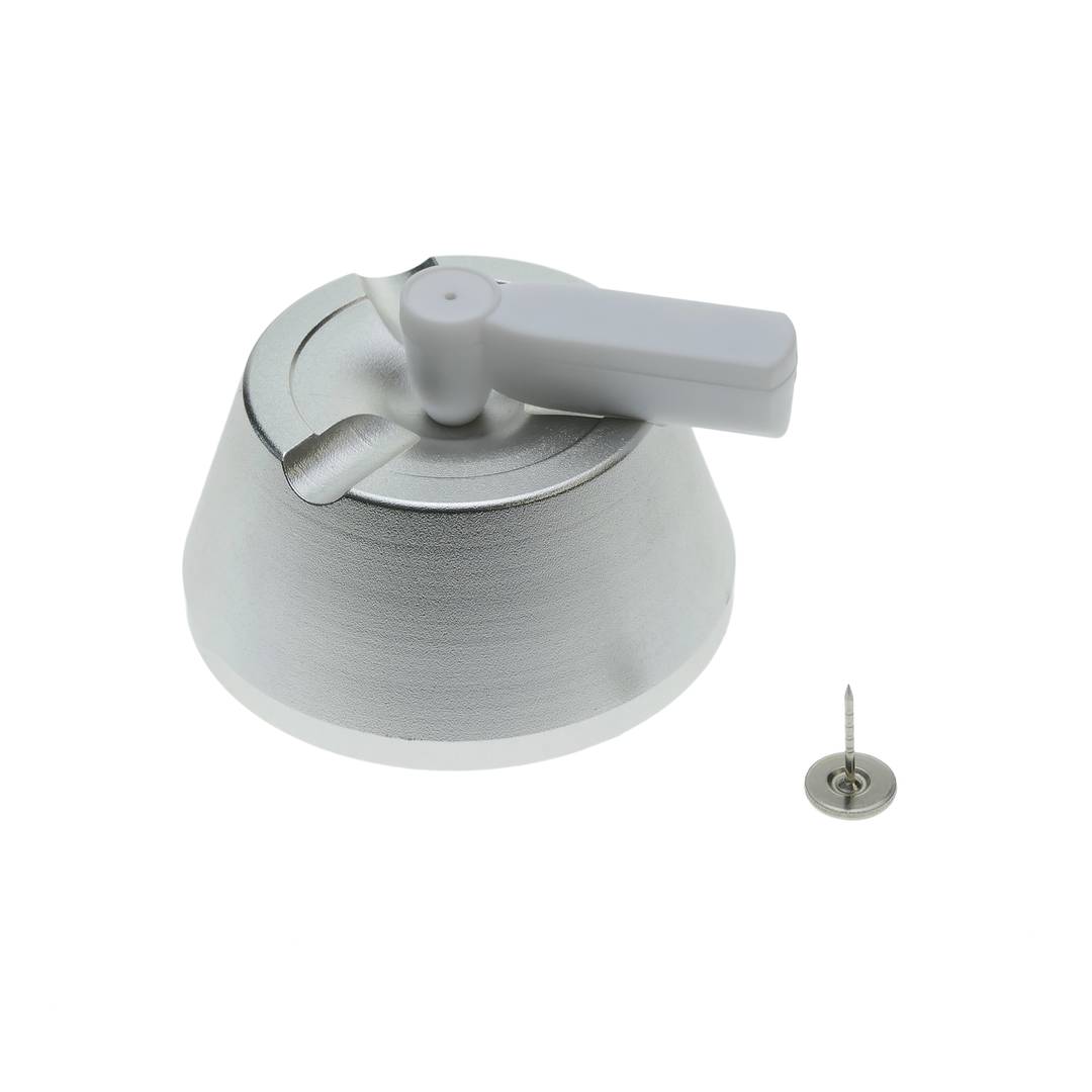 Anti-Diebstahl-Label kompatibel EAS RF 8.2MHz 51x19mm Weiß mit Stift 100 Stück