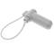 Anti-diefstal tag compatibel EAS RF 8.2MHz 50 x 13 mm witte anti-diefstal kabel staal 25 eenheden