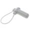 Anti-diefstal tag compatibel EAS RF 8.2MHz 50 x 13 mm witte anti-diefstal kabel staal 25 eenheden