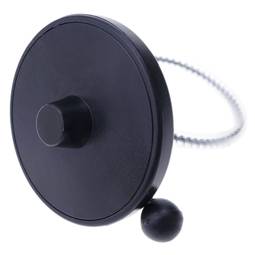 Schwarz RF EAS Anti-Diebstahl-Tag unterstützt 8.2MHz 55mm Stahlkabelschloss